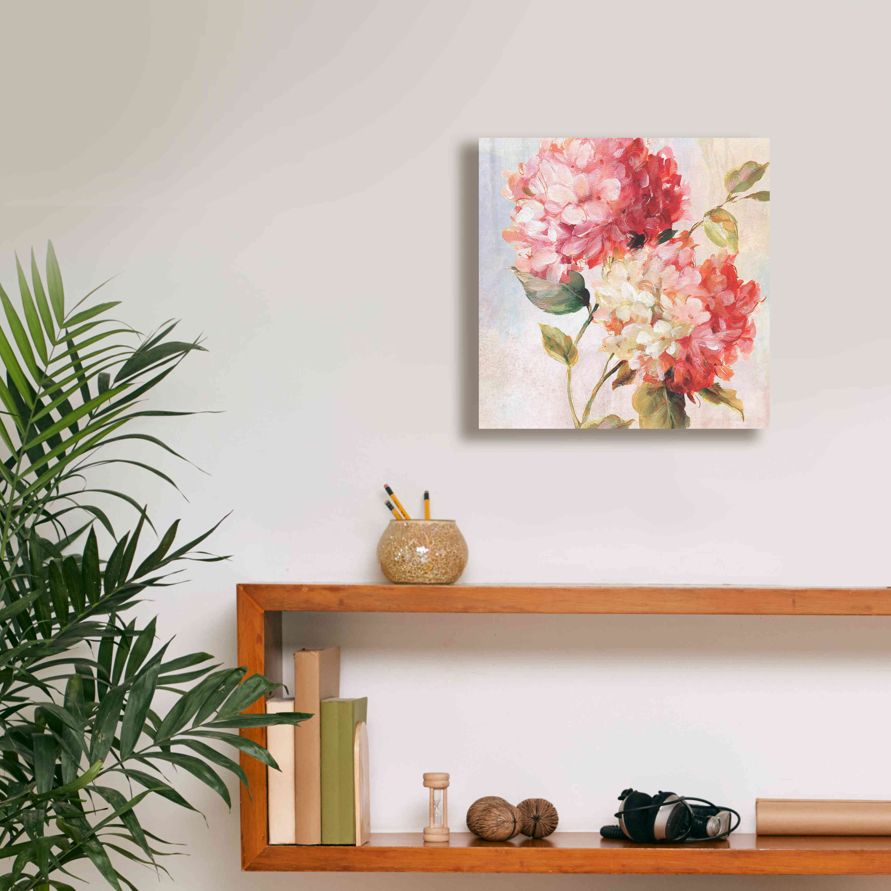 'Petal Paint 1' by Karen Smith Giclee Canvas Wall Art,12x12