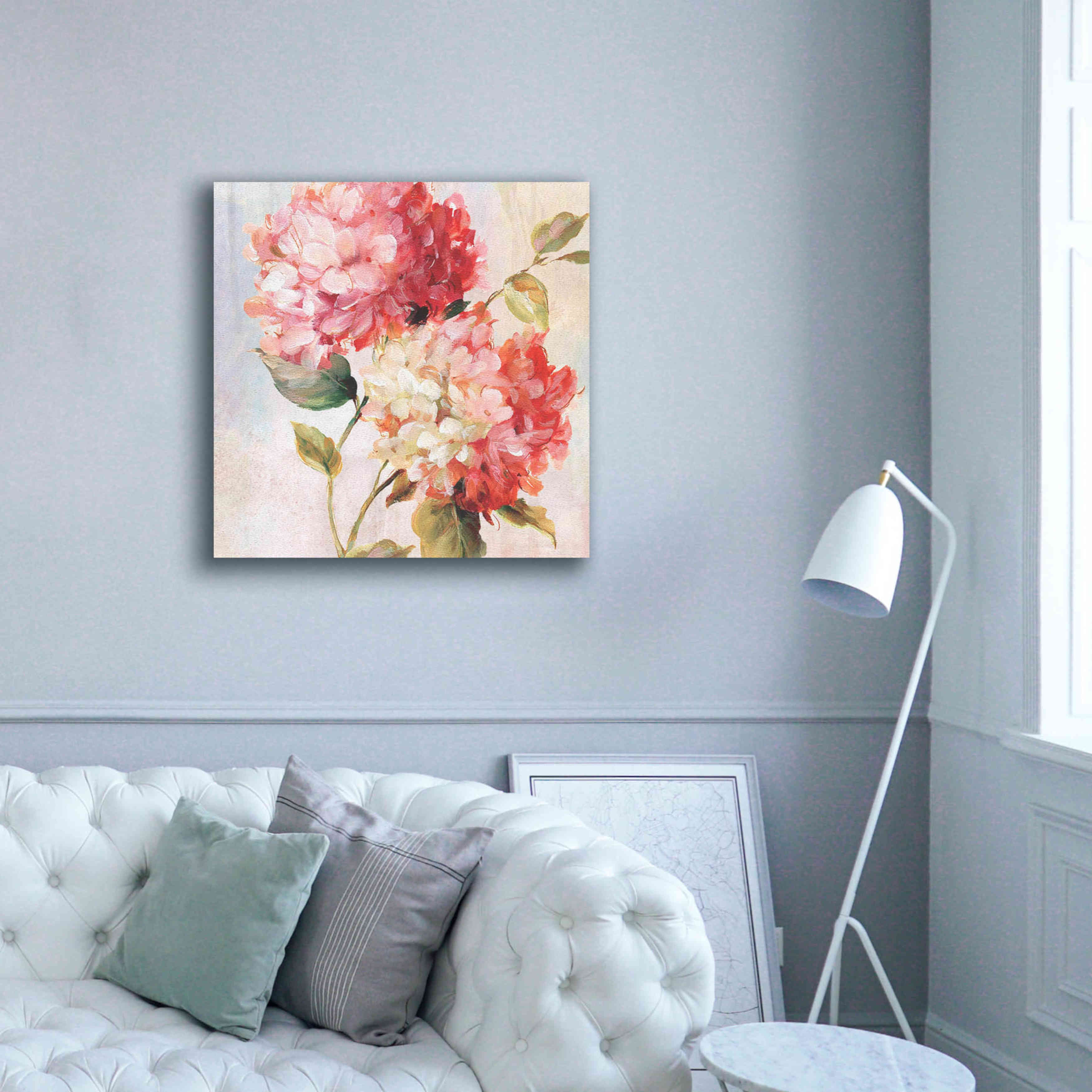 'Petal Paint 1' by Karen Smith Giclee Canvas Wall Art,37x37