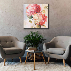 'Petal Paint 1' by Karen Smith Giclee Canvas Wall Art,37x37