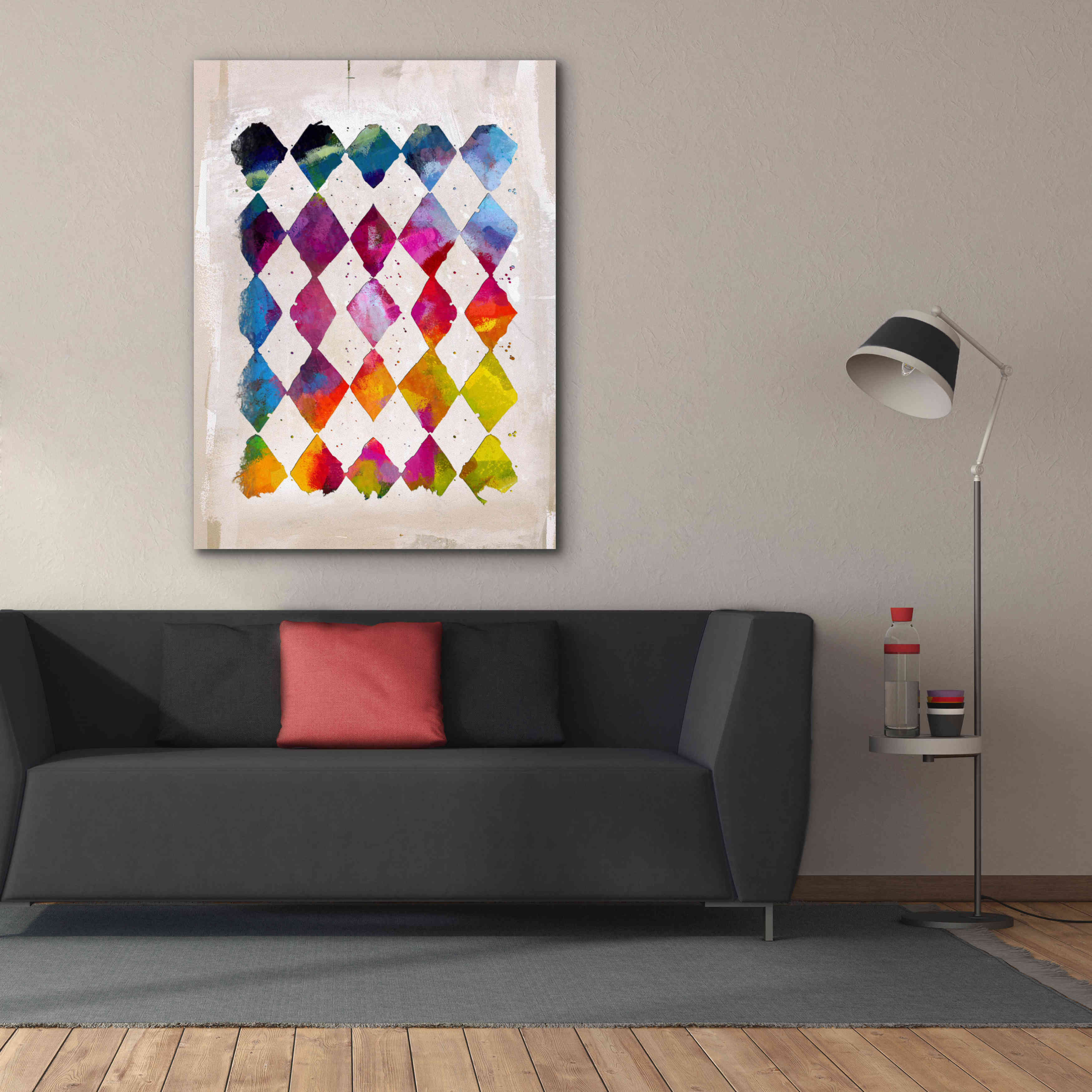 'Diamond Palette 2' by Karen Smith Giclee Canvas Wall Art,40x54