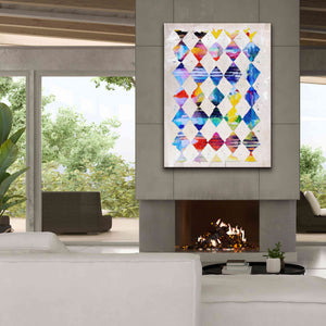'Diamond Palette 1' by Karen Smith Giclee Canvas Wall Art,40x54