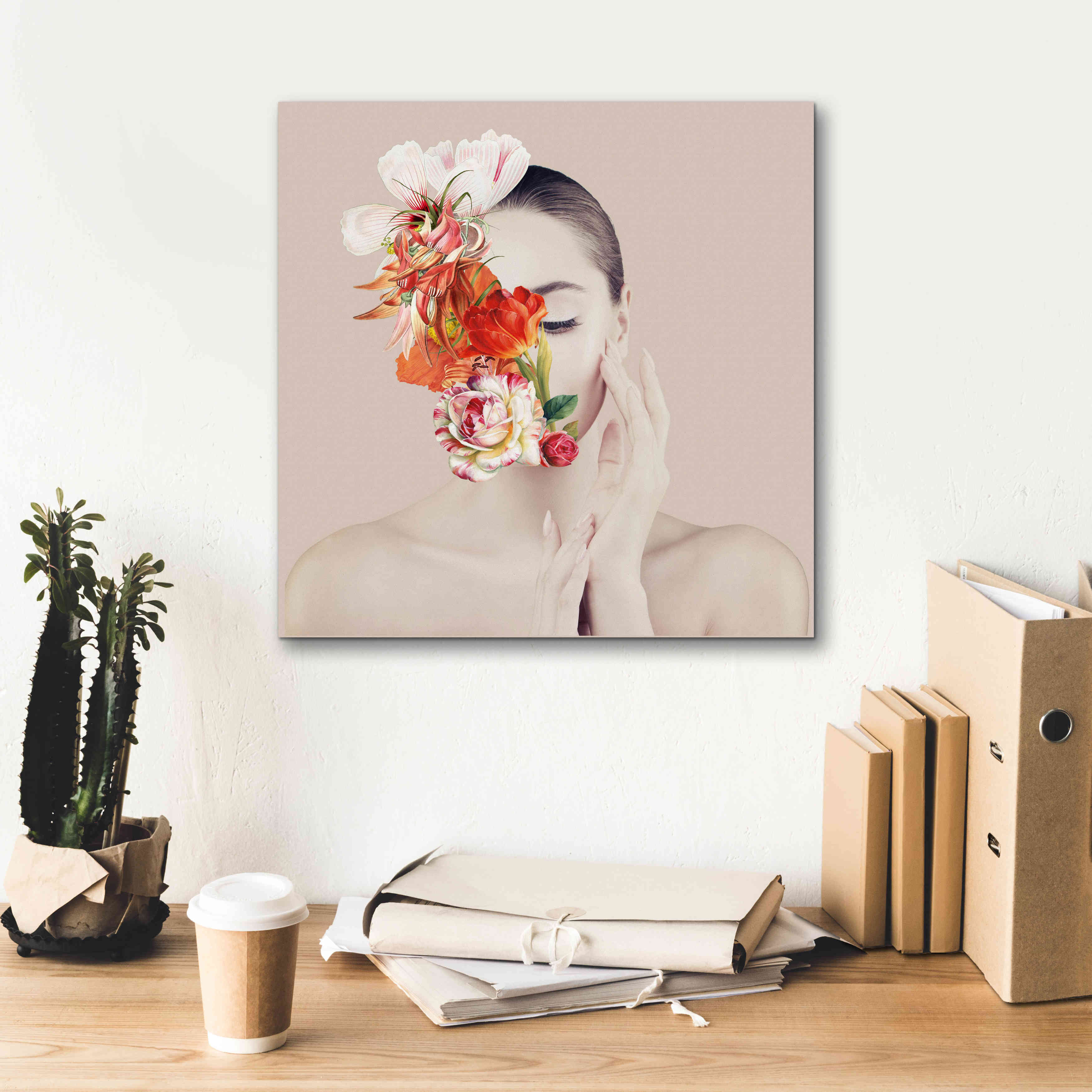 'Flora' by Karen Smith Giclee Canvas Wall Art,18x18