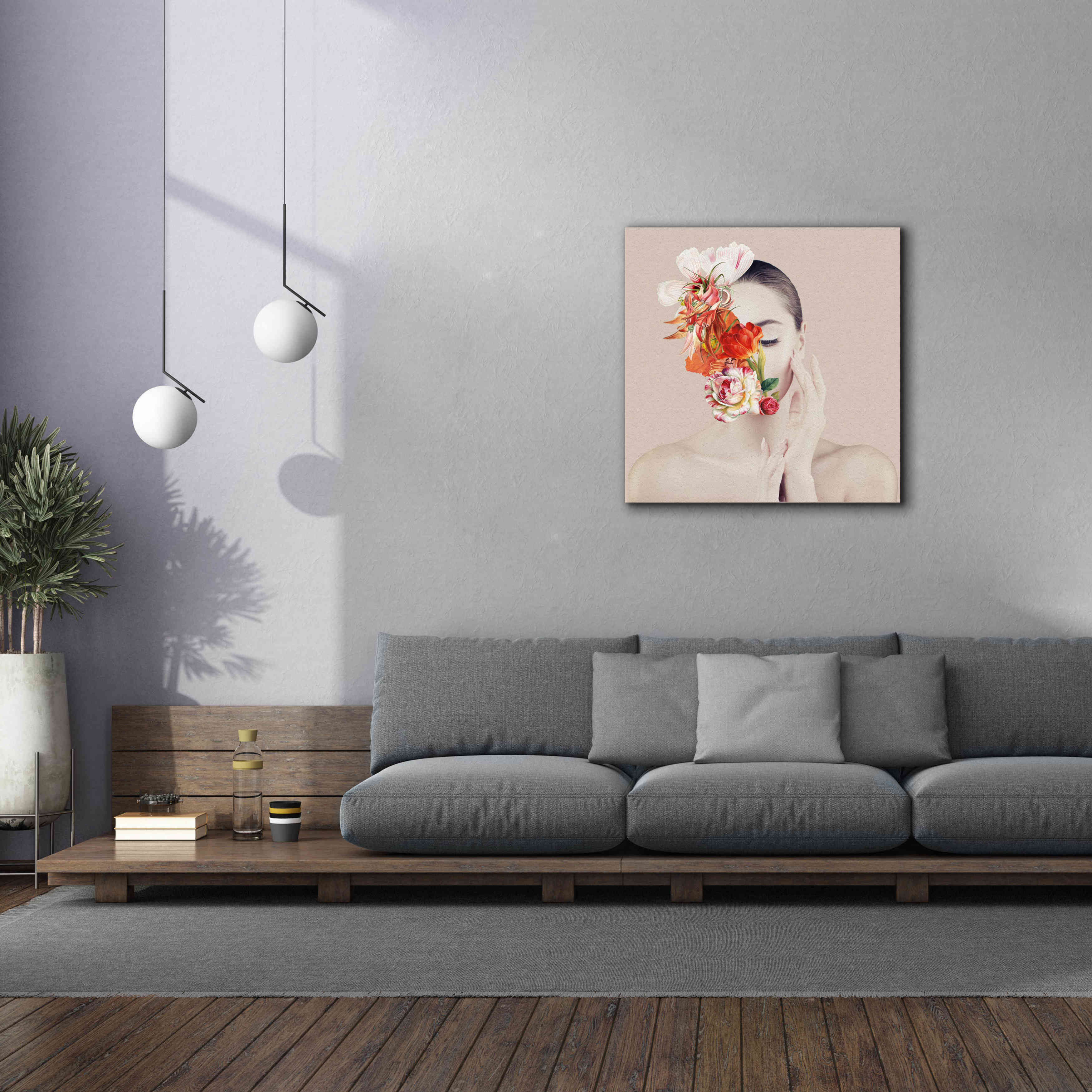 'Flora' by Karen Smith Giclee Canvas Wall Art,37x37