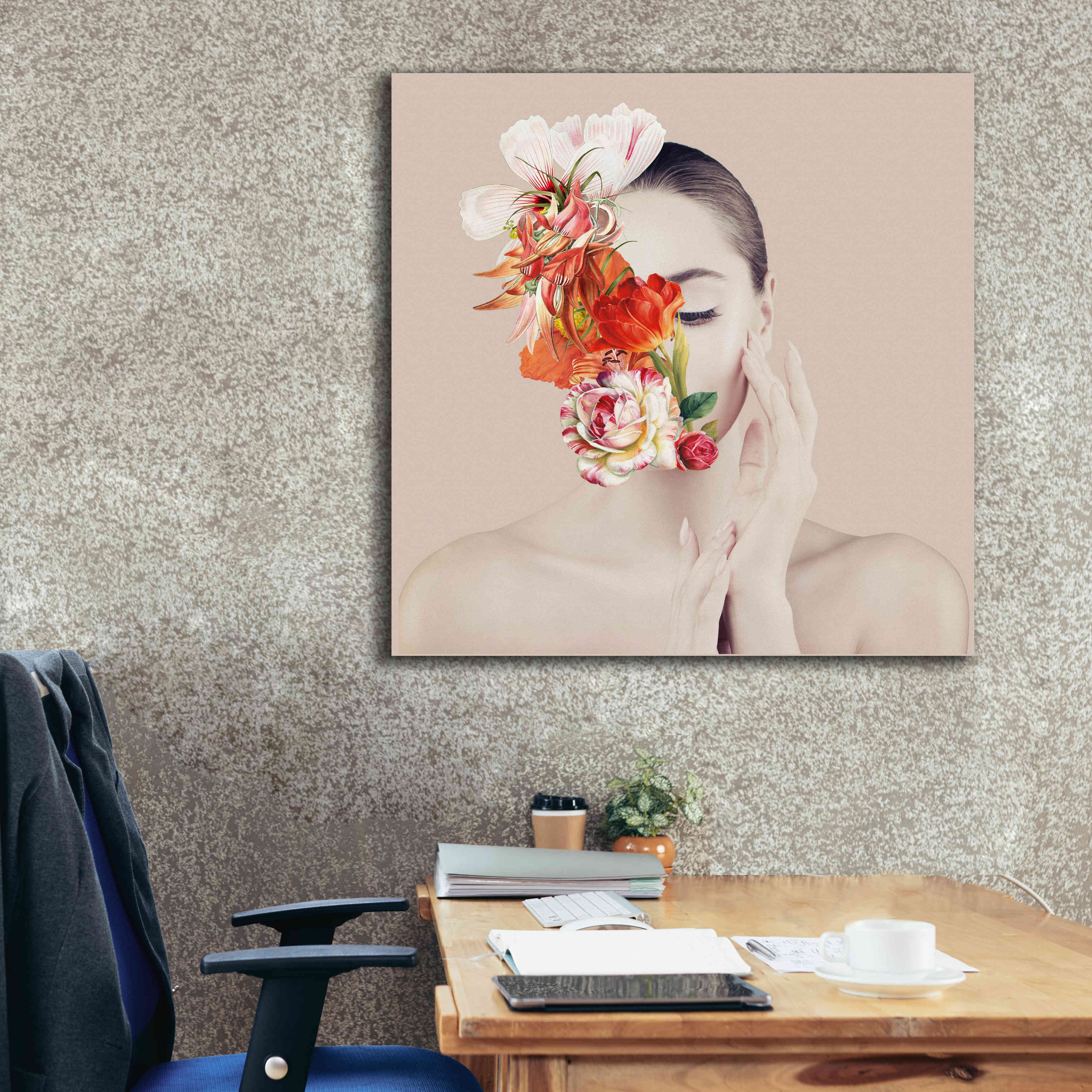 'Flora' by Karen Smith Giclee Canvas Wall Art,37x37