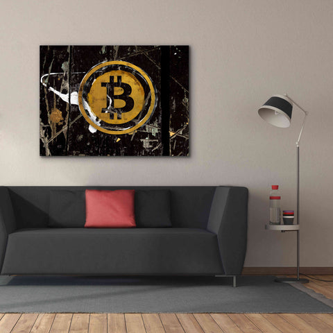Image of 'Bitcoin Splash' by Karen Smith Giclee Canvas Wall Art,54x40