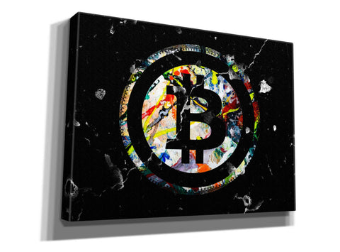 Image of 'Bitcoin Paint' by Karen Smith Giclee Canvas Wall Art