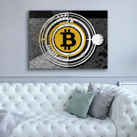 Image of 'Bitcoin Glitterball' by Karen Smith Giclee Canvas Wall Art,54x40