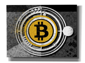 'Bitcoin Glitterball' by Karen Smith Giclee Canvas Wall Art