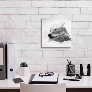 'Wolf In Ice' by Karen Smith Giclee Canvas Wall Art,12x12