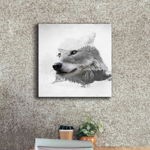 'Wolf In Ice' by Karen Smith Giclee Canvas Wall Art,18x18