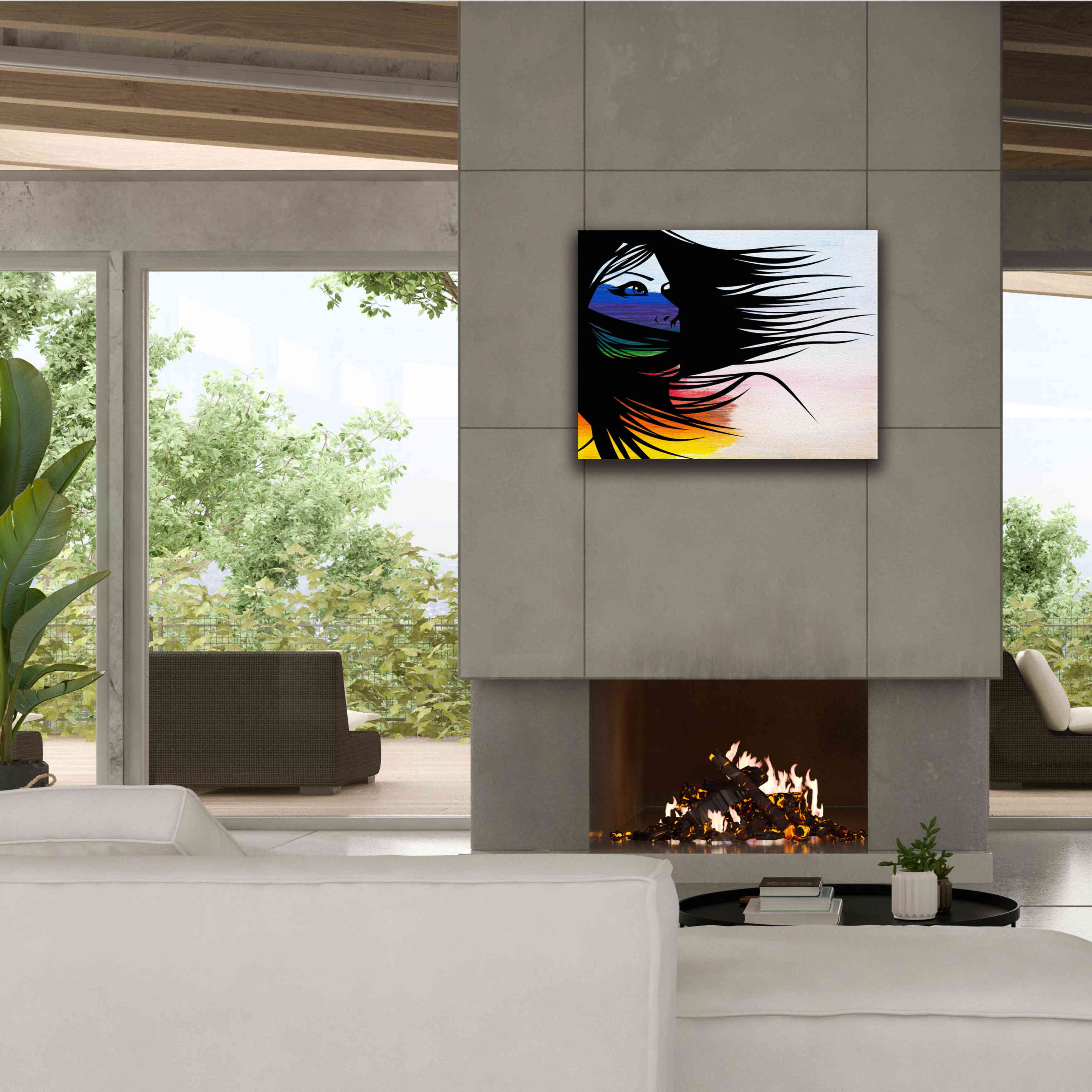 'Infusion' by Karen Smith Giclee Canvas Wall Art,34x26