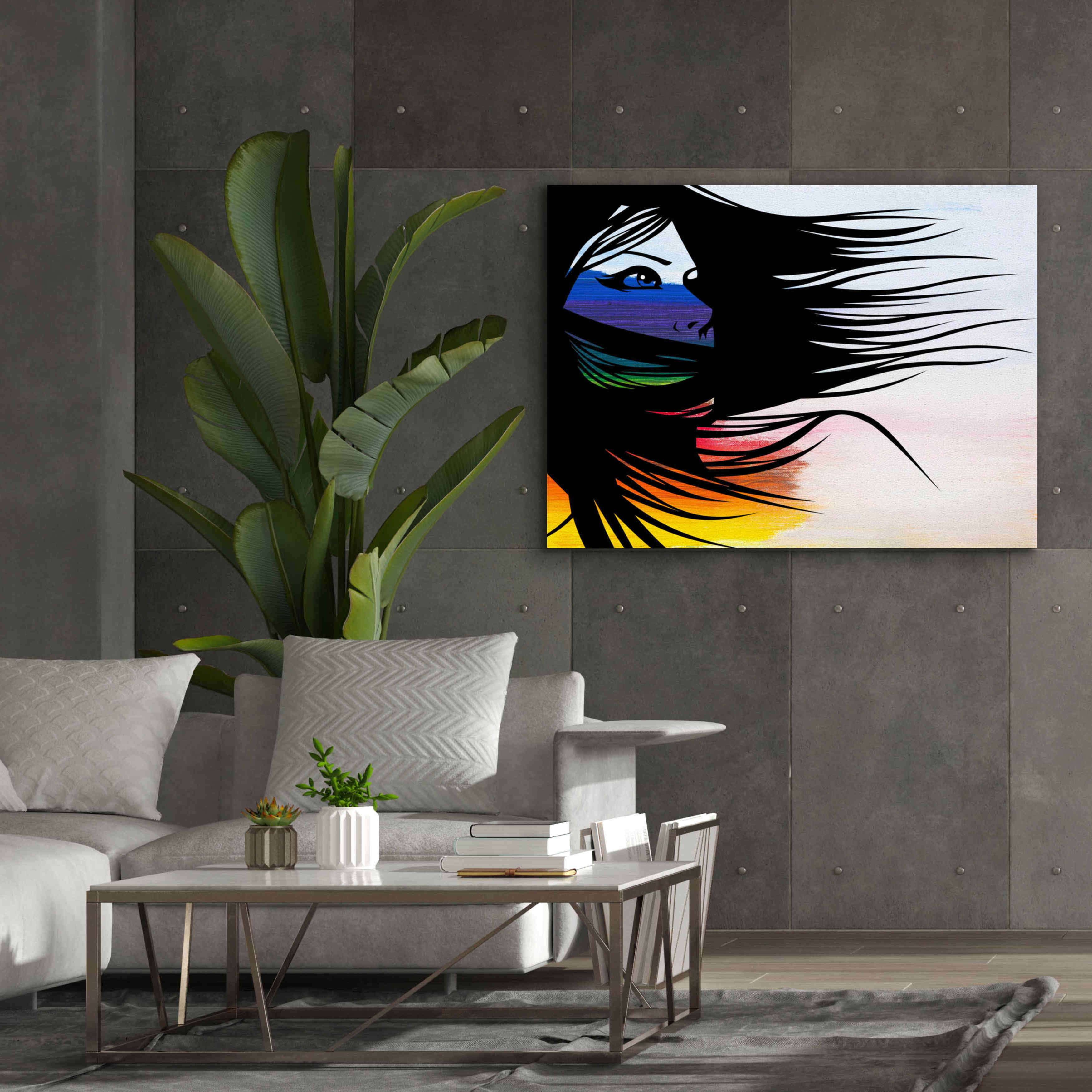 'Infusion' by Karen Smith Giclee Canvas Wall Art,54x40