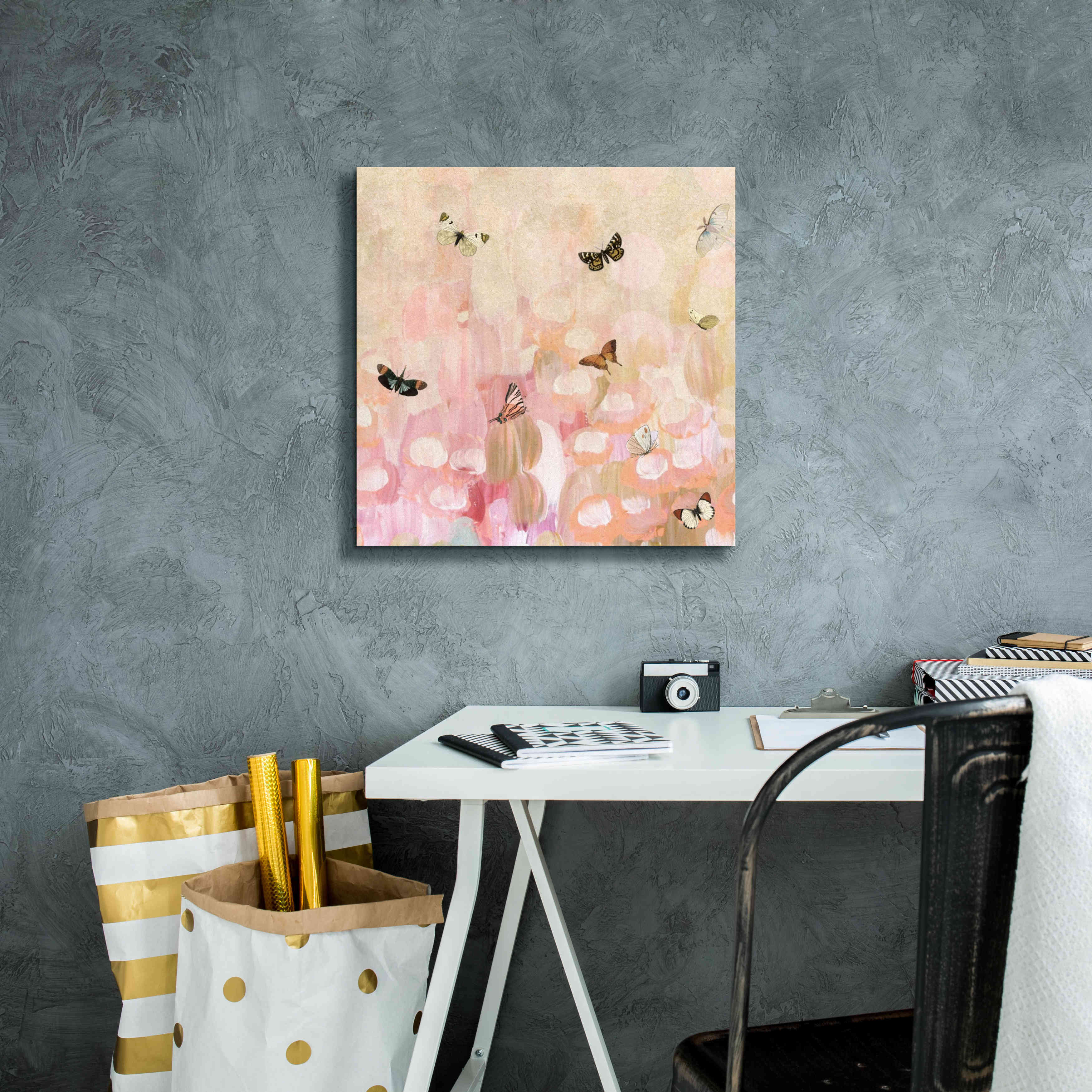 'Butterfly by 8' by Karen Smith Giclee Canvas Wall Art,18x18