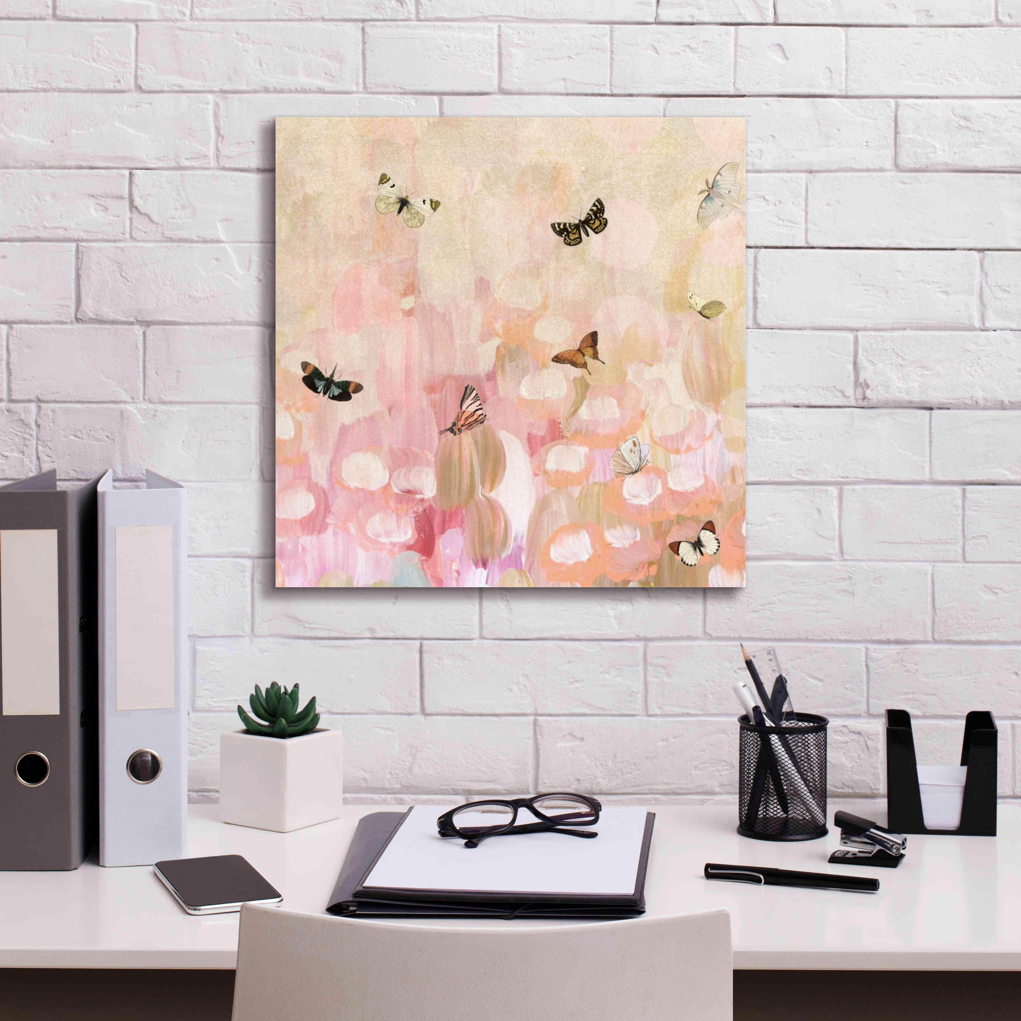 'Butterfly by 8' by Karen Smith Giclee Canvas Wall Art,18x18