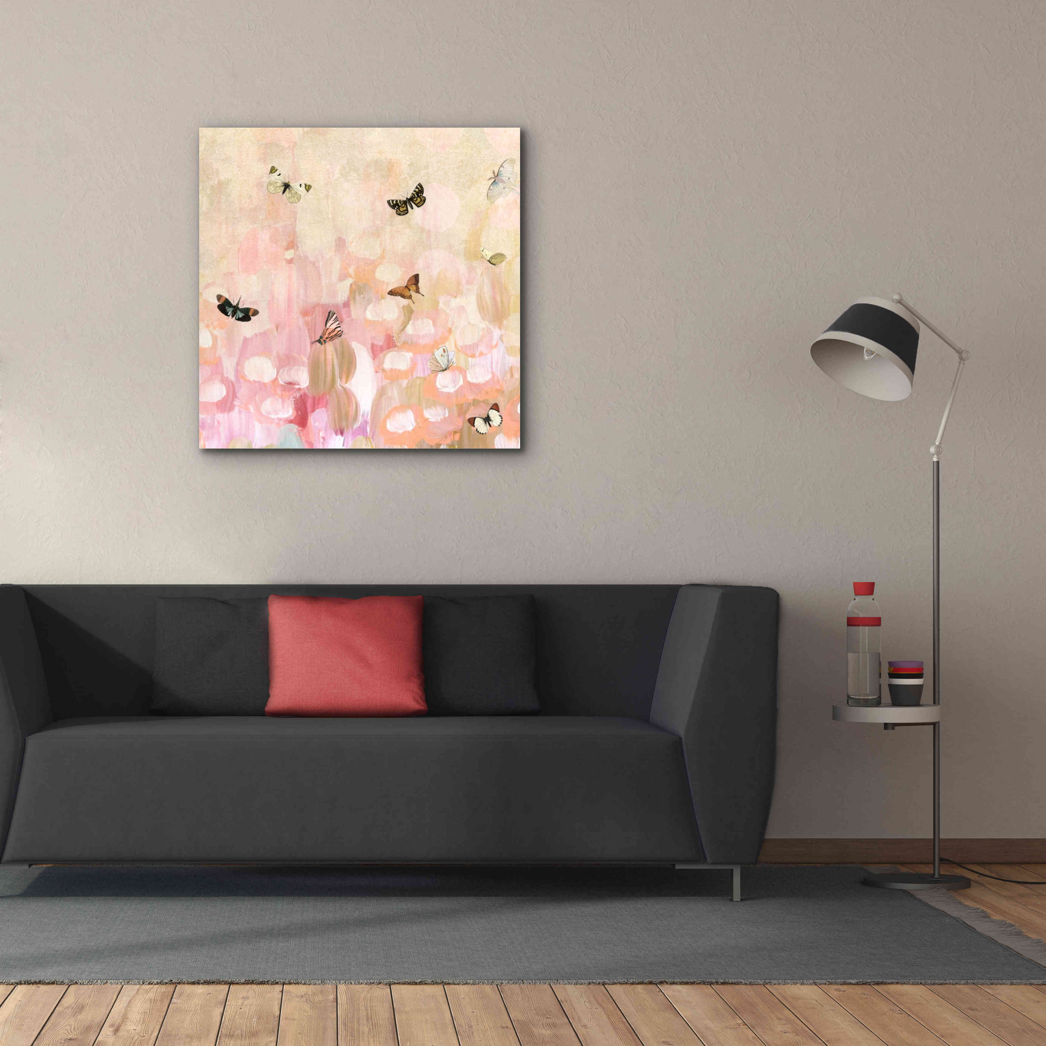 'Butterfly by 8' by Karen Smith Giclee Canvas Wall Art,37x37