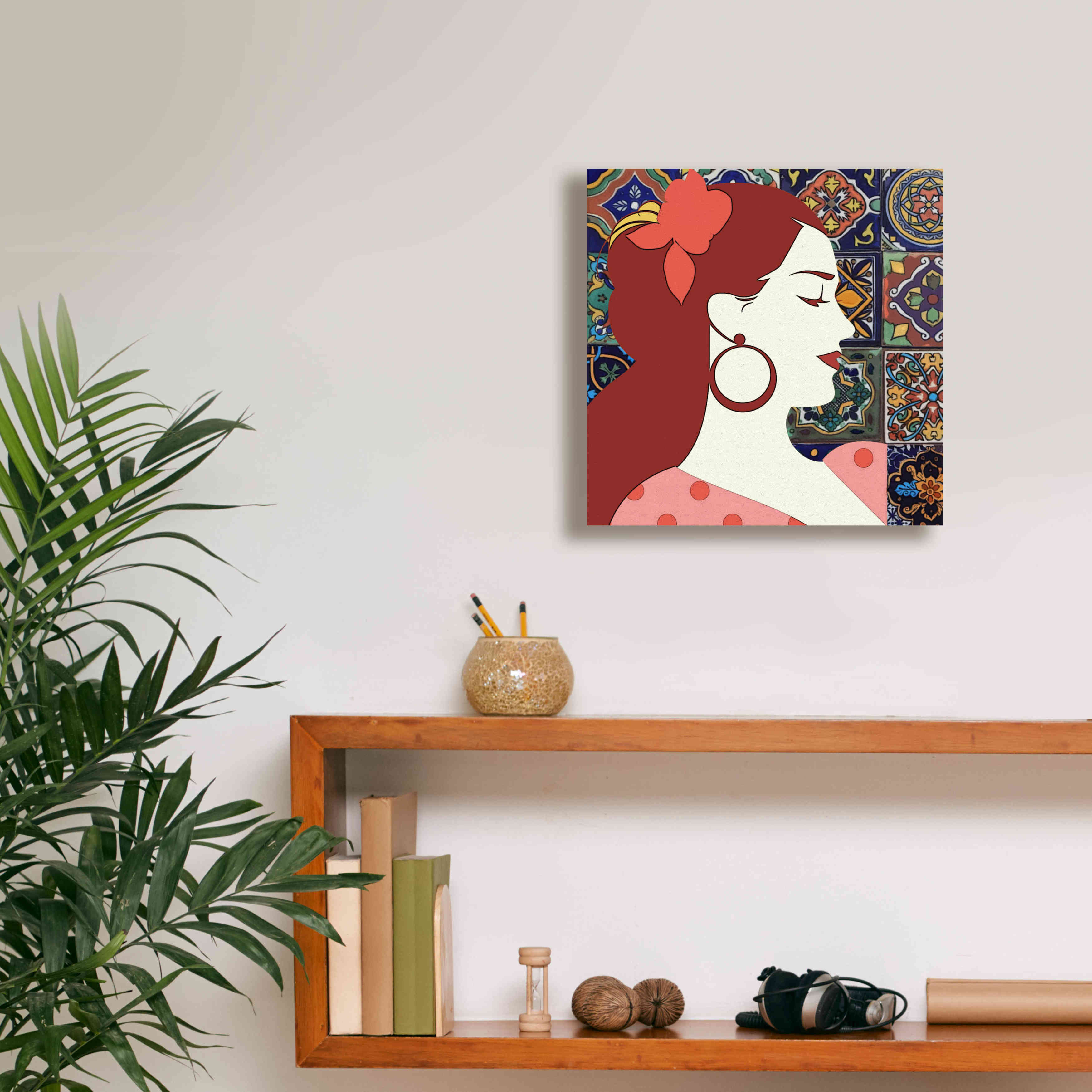'Senorita 2' by Karen Smith Giclee Canvas Wall Art,12x12