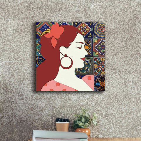 Image of 'Senorita 2' by Karen Smith Giclee Canvas Wall Art,18x18