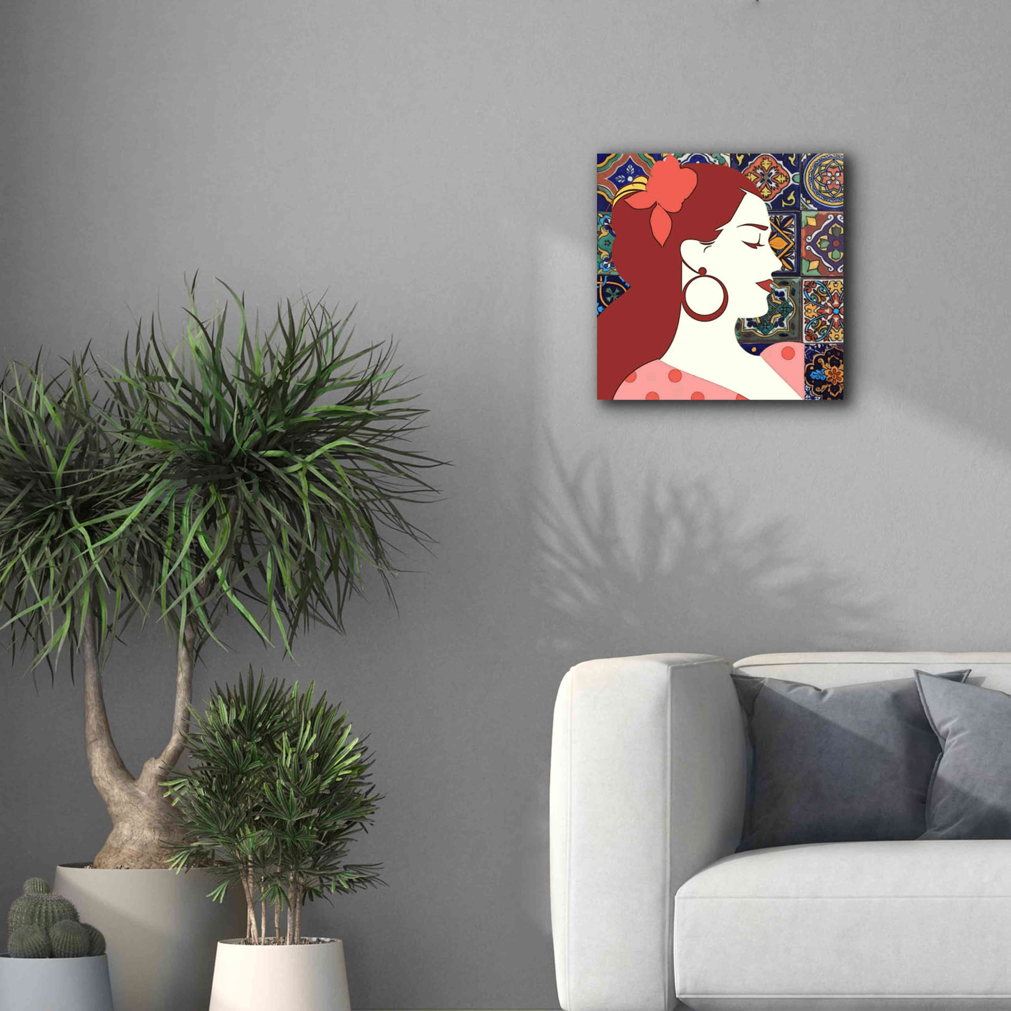 'Senorita 2' by Karen Smith Giclee Canvas Wall Art,18x18