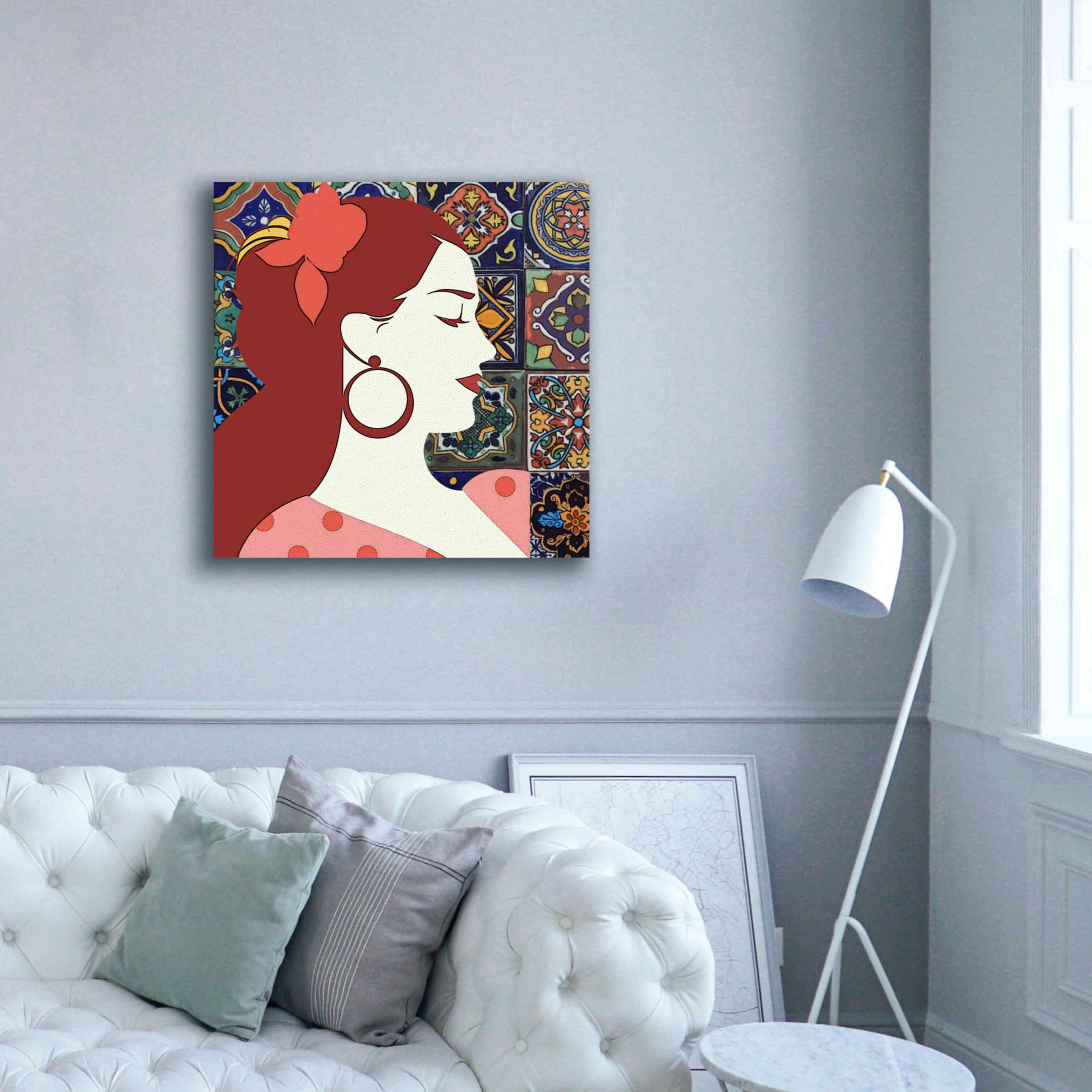 'Senorita 2' by Karen Smith Giclee Canvas Wall Art,37x37