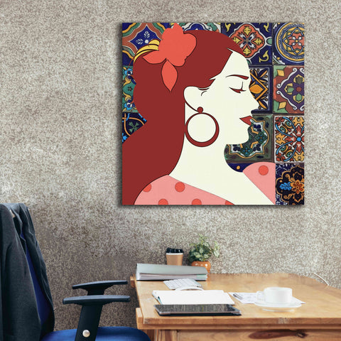 Image of 'Senorita 2' by Karen Smith Giclee Canvas Wall Art,37x37