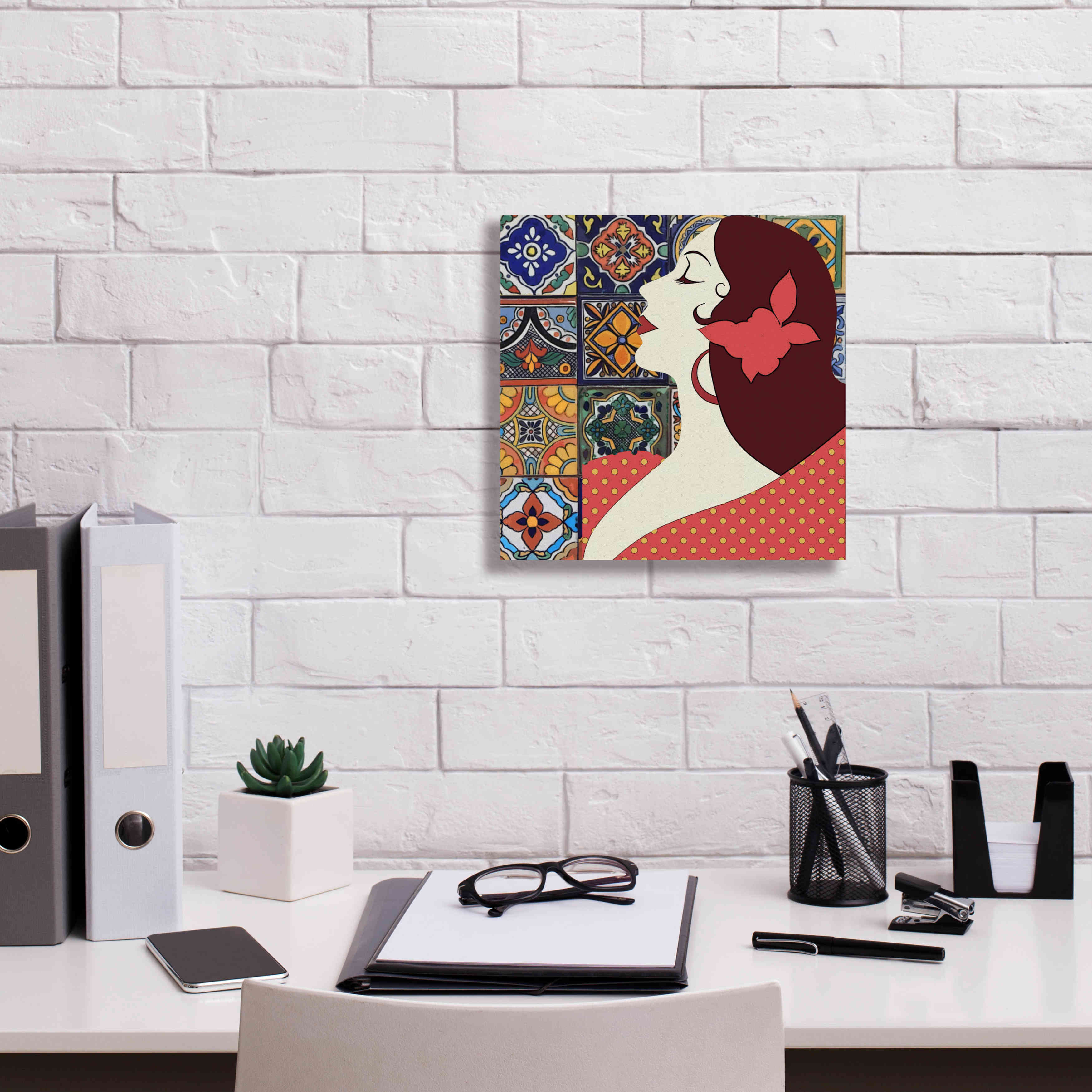'Senorita 1' by Karen Smith Giclee Canvas Wall Art,12x12