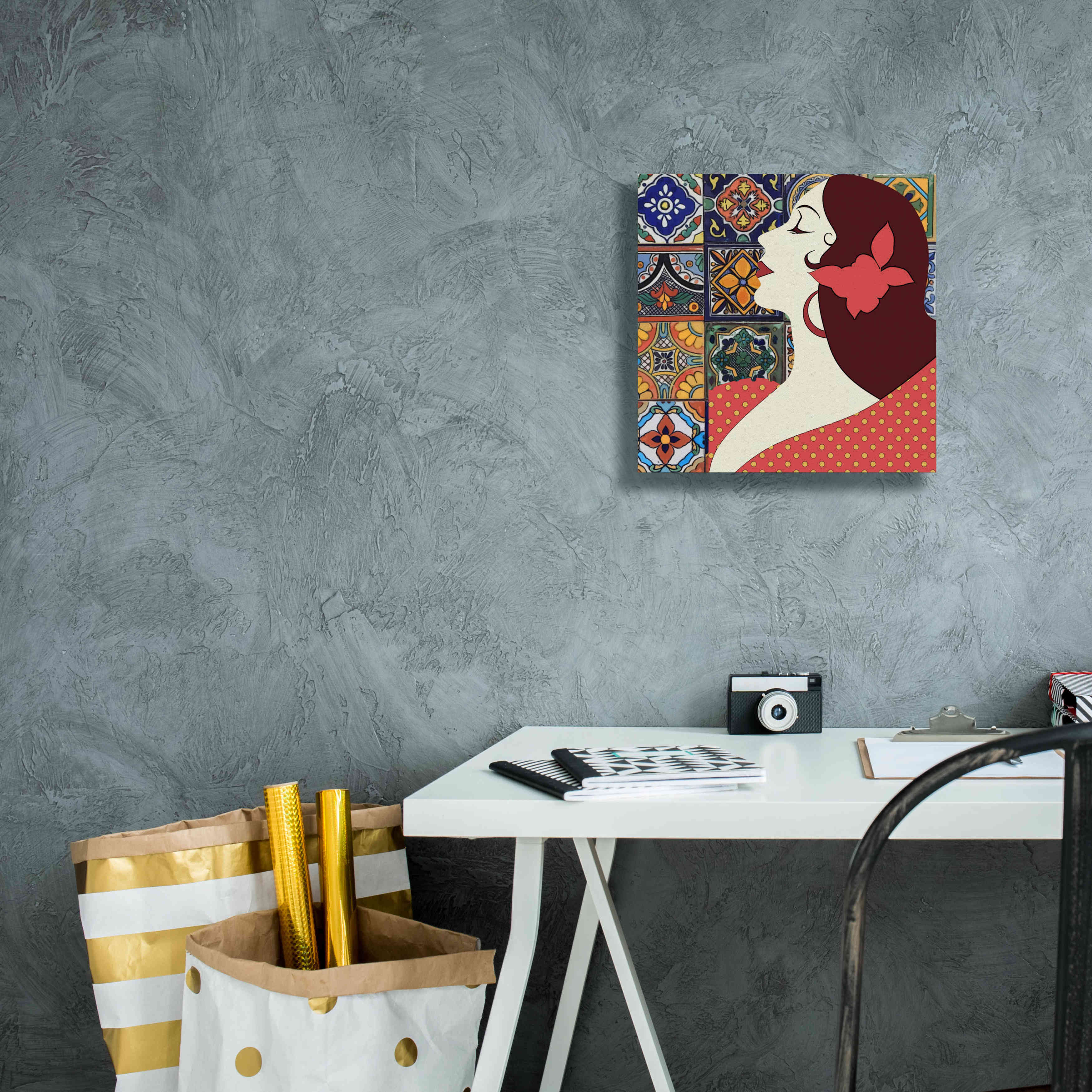 'Senorita 1' by Karen Smith Giclee Canvas Wall Art,12x12