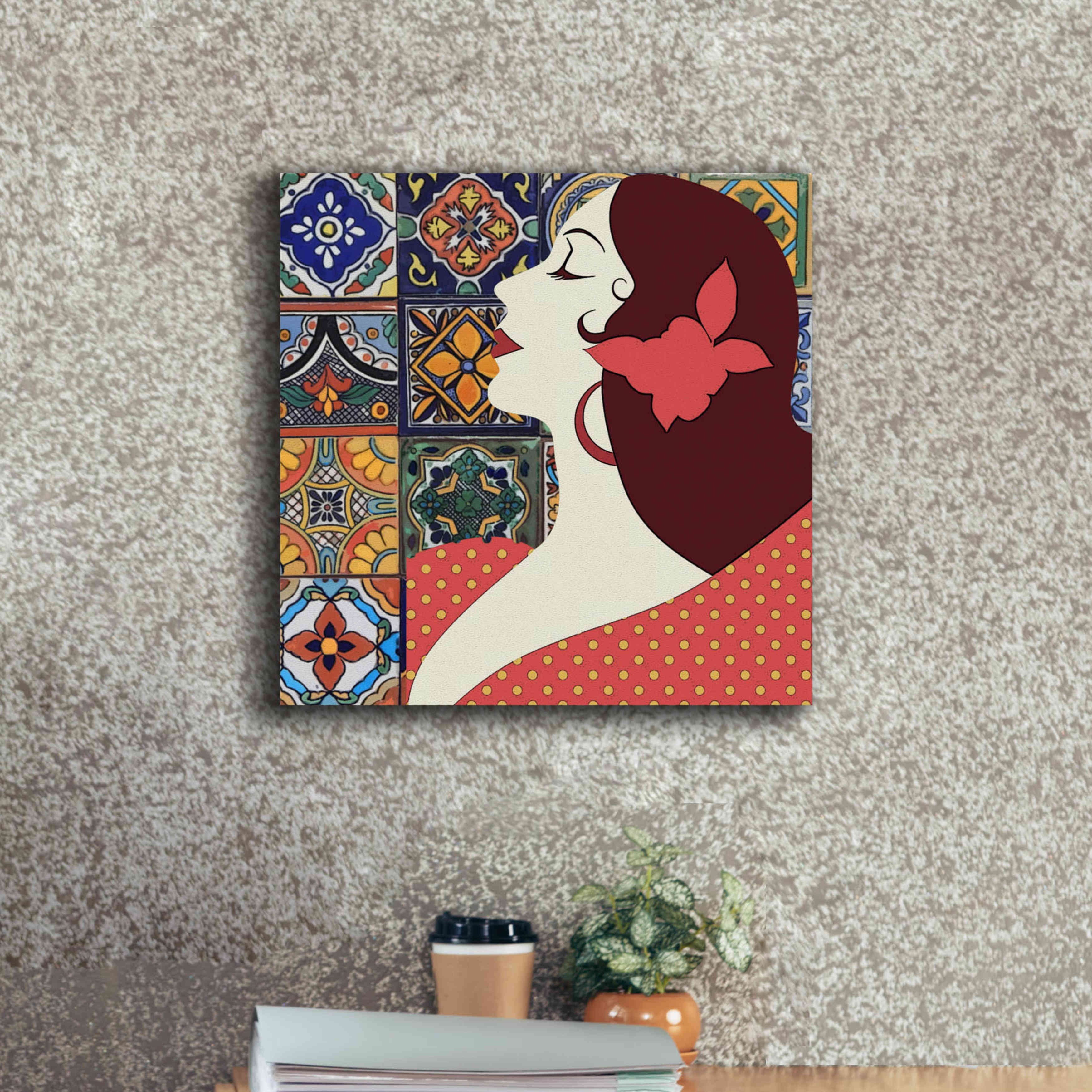 'Senorita 1' by Karen Smith Giclee Canvas Wall Art,18x18