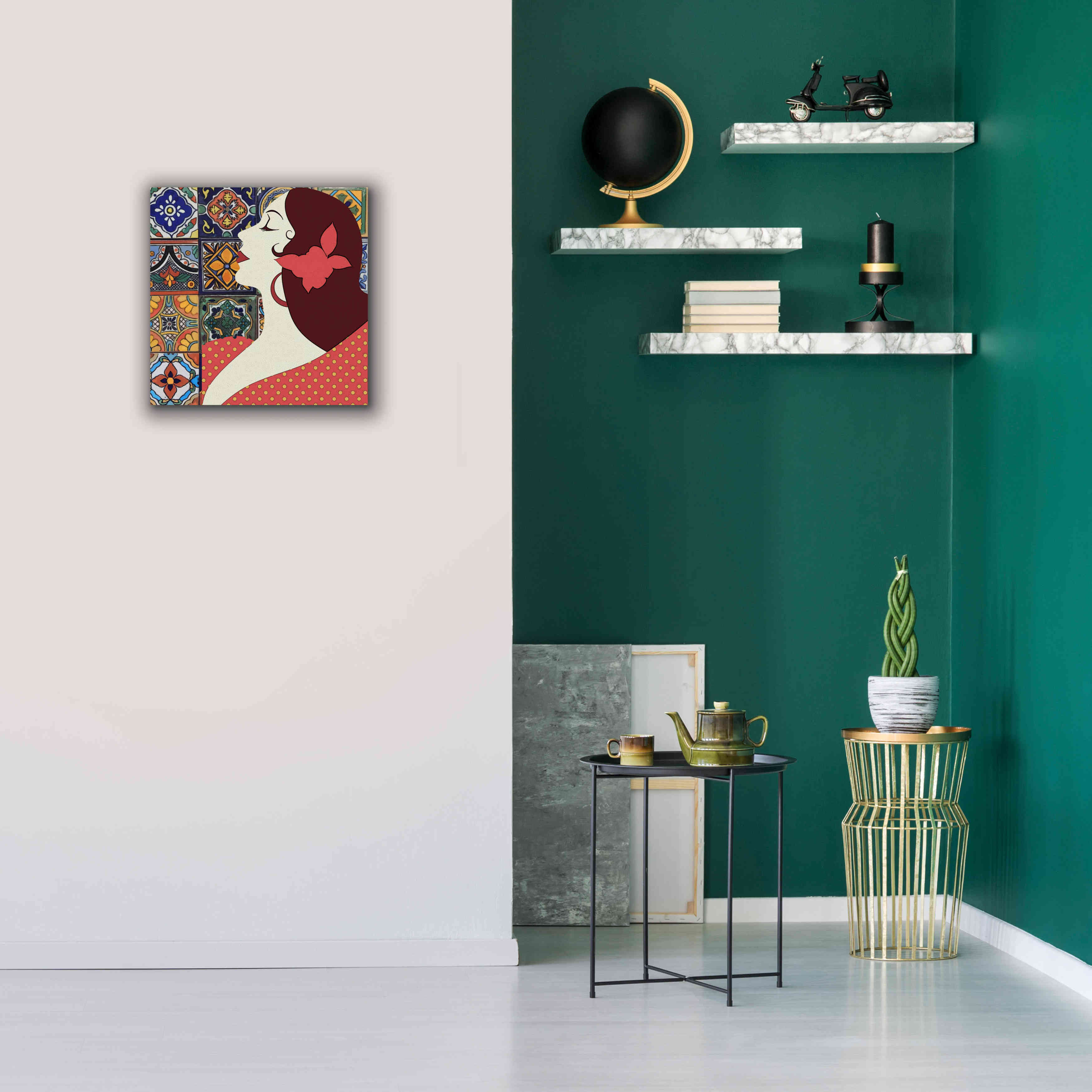'Senorita 1' by Karen Smith Giclee Canvas Wall Art,18x18