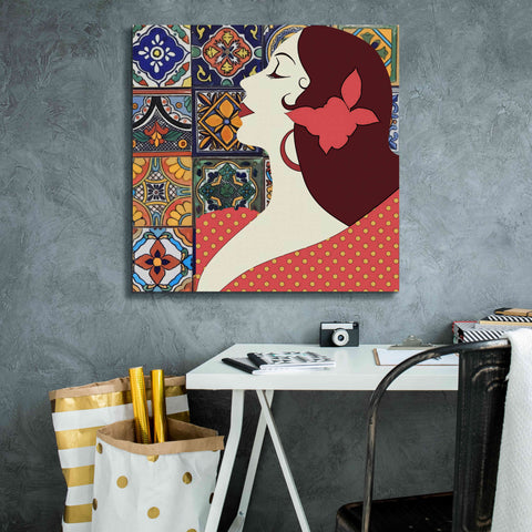 Image of 'Senorita 1' by Karen Smith Giclee Canvas Wall Art,26x26