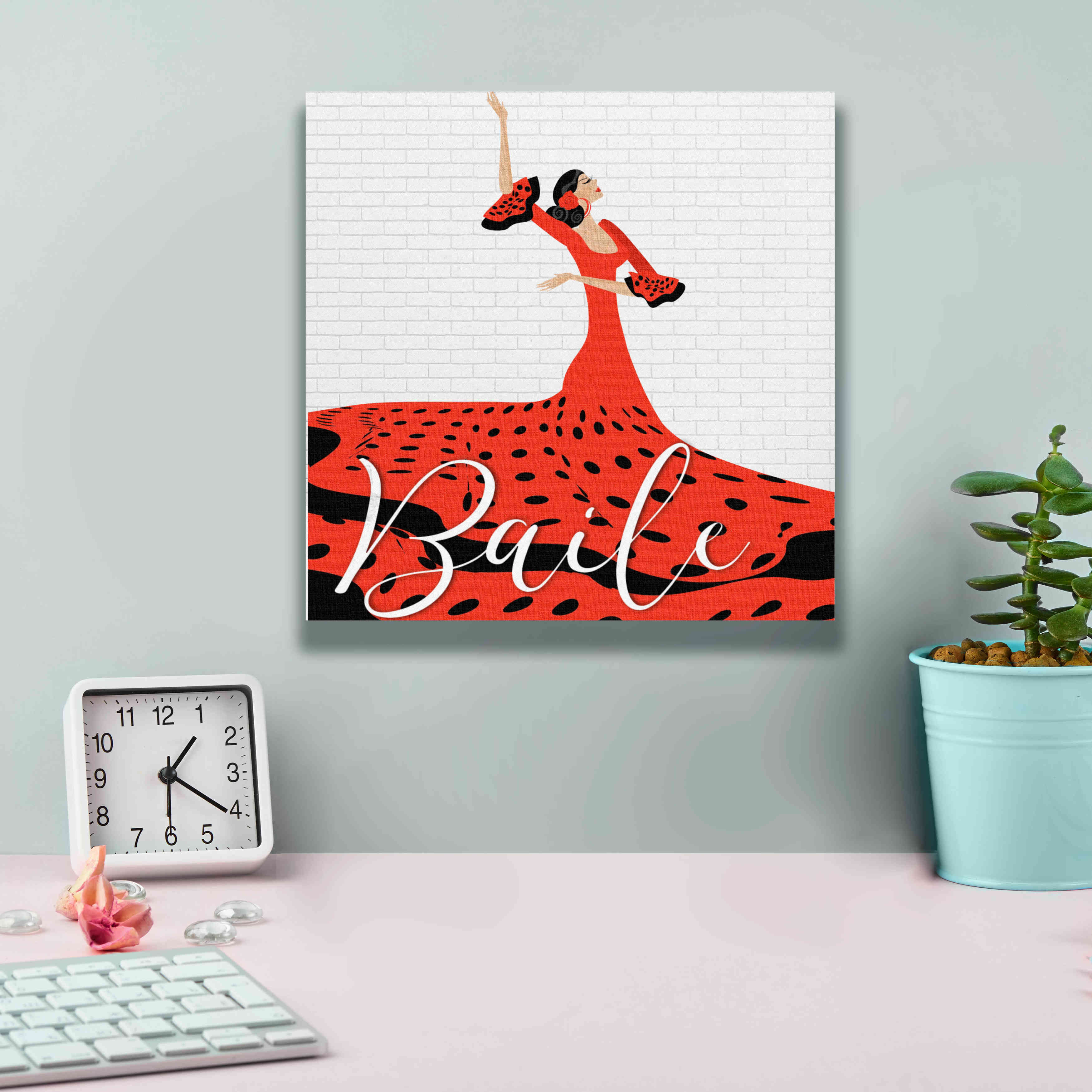 'Baile' by Karen Smith Giclee Canvas Wall Art,12x12