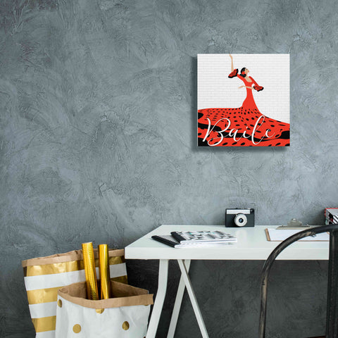Image of 'Baile' by Karen Smith Giclee Canvas Wall Art,12x12