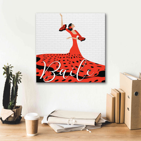 Image of 'Baile' by Karen Smith Giclee Canvas Wall Art,18x18