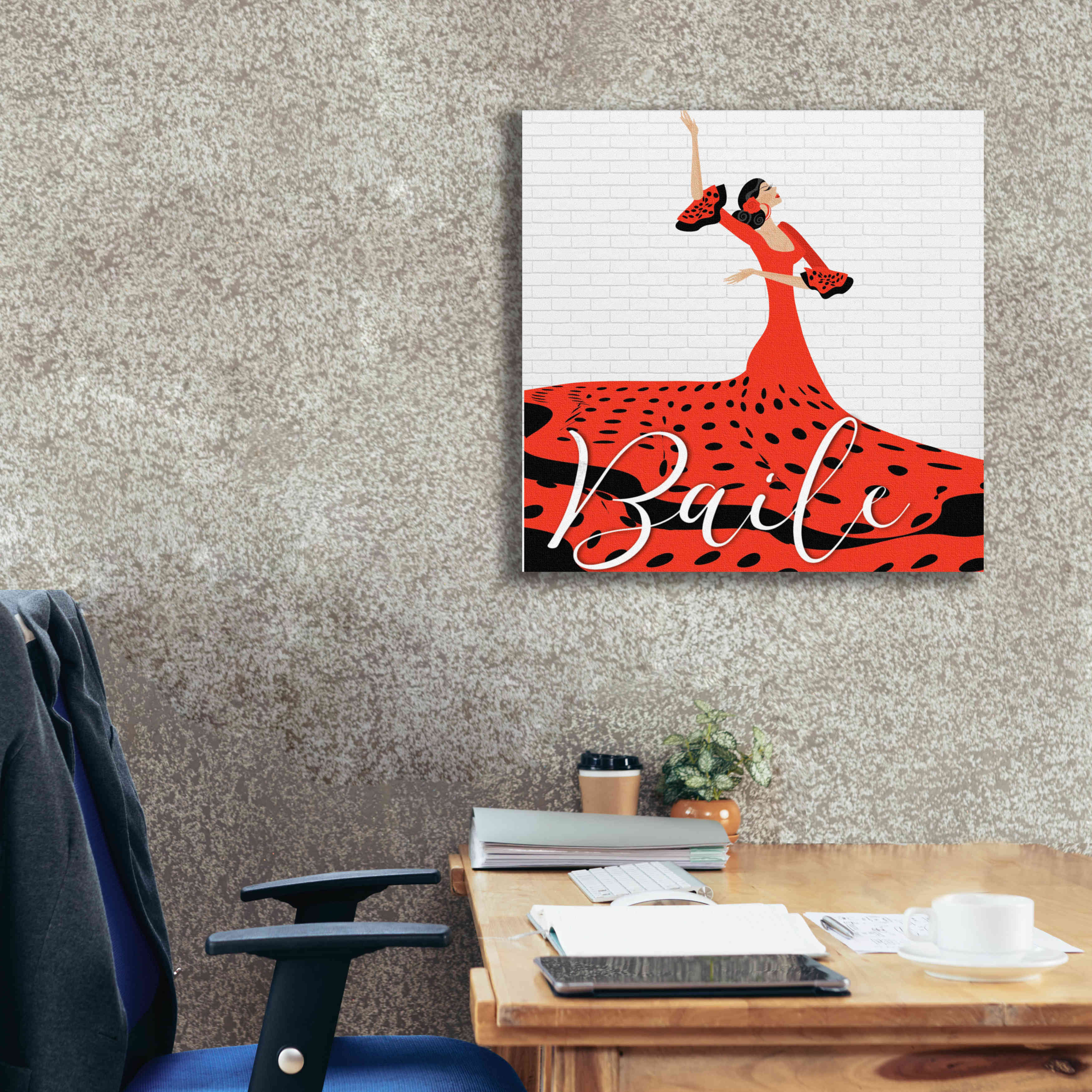 'Baile' by Karen Smith Giclee Canvas Wall Art,26x26