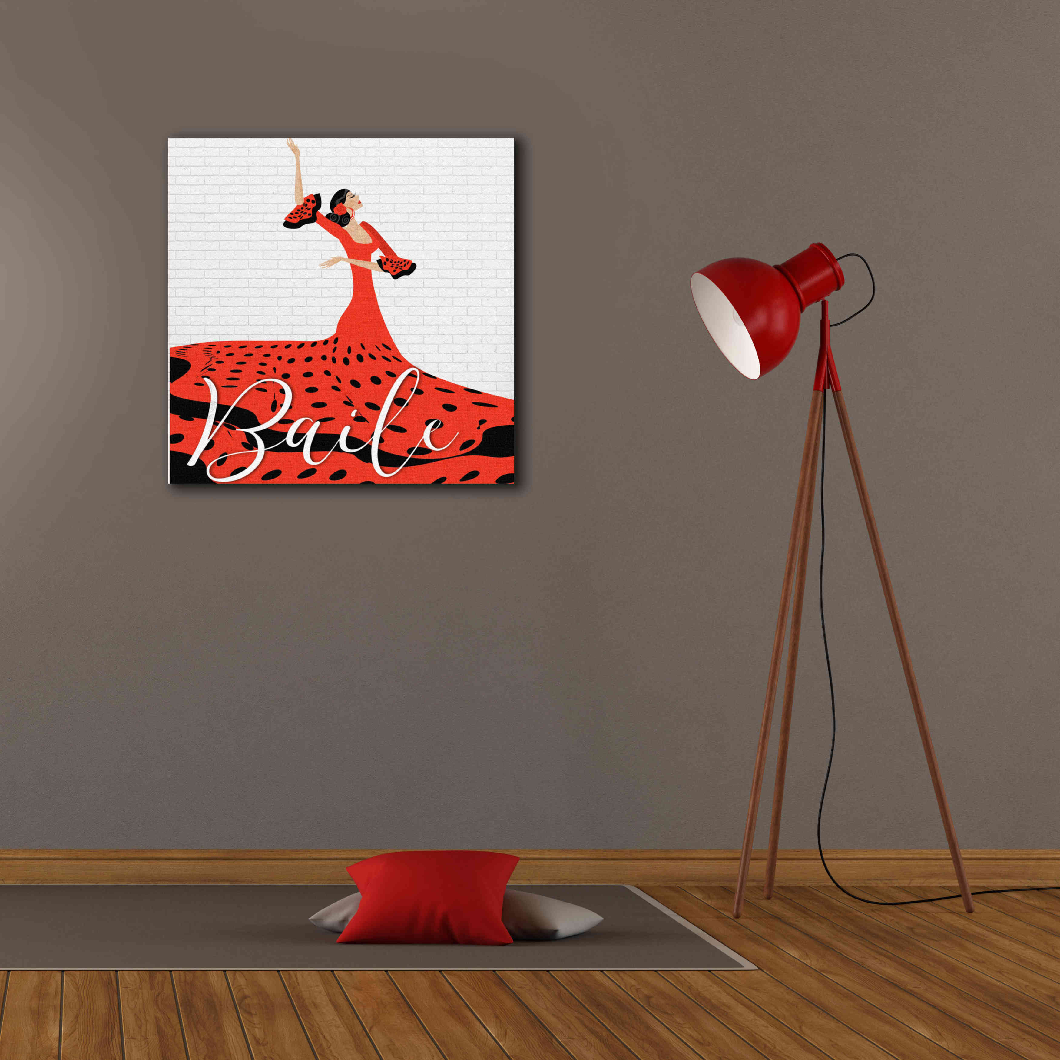 'Baile' by Karen Smith Giclee Canvas Wall Art,26x26
