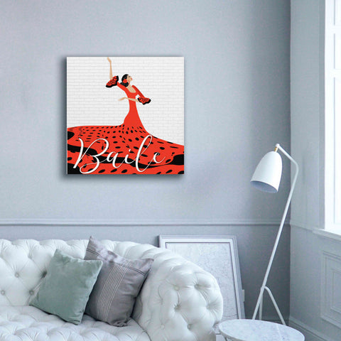 Image of 'Baile' by Karen Smith Giclee Canvas Wall Art,37x37