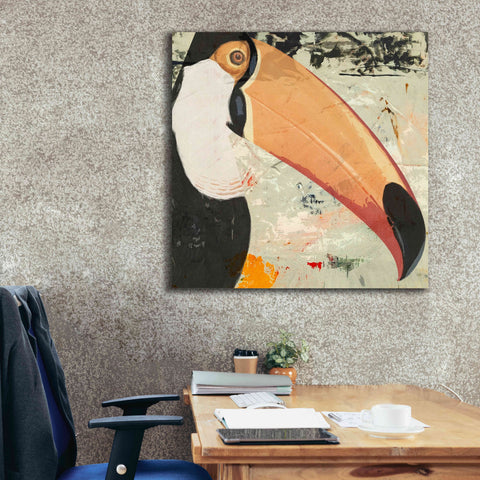 Image of 'Toucan Play 2' by Karen Smith Giclee Canvas Wall Art,37x37