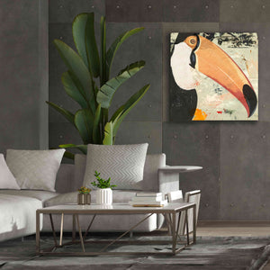 'Toucan Play 2' by Karen Smith Giclee Canvas Wall Art,37x37