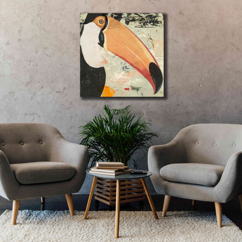 Image of 'Toucan Play 2' by Karen Smith Giclee Canvas Wall Art,37x37