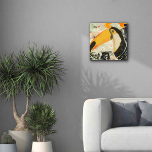 'Toucan Play 1' by Karen Smith Giclee Canvas Wall Art,18x18