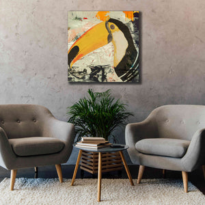 'Toucan Play 1' by Karen Smith Giclee Canvas Wall Art,37x37