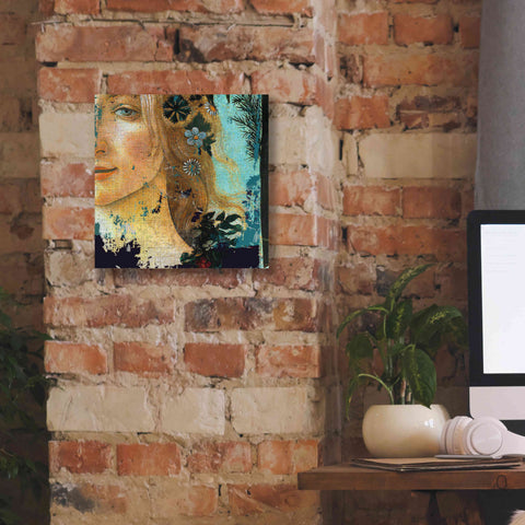 Image of 'Flower Lady' by Karen Smith Giclee Canvas Wall Art,12x12