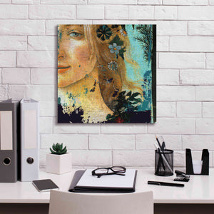 'Flower Lady' by Karen Smith Giclee Canvas Wall Art,18x18