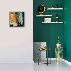 'Flower Lady' by Karen Smith Giclee Canvas Wall Art,18x18