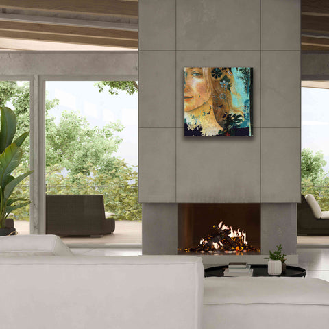 Image of 'Flower Lady' by Karen Smith Giclee Canvas Wall Art,26x26