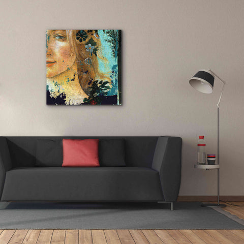Image of 'Flower Lady' by Karen Smith Giclee Canvas Wall Art,37x37