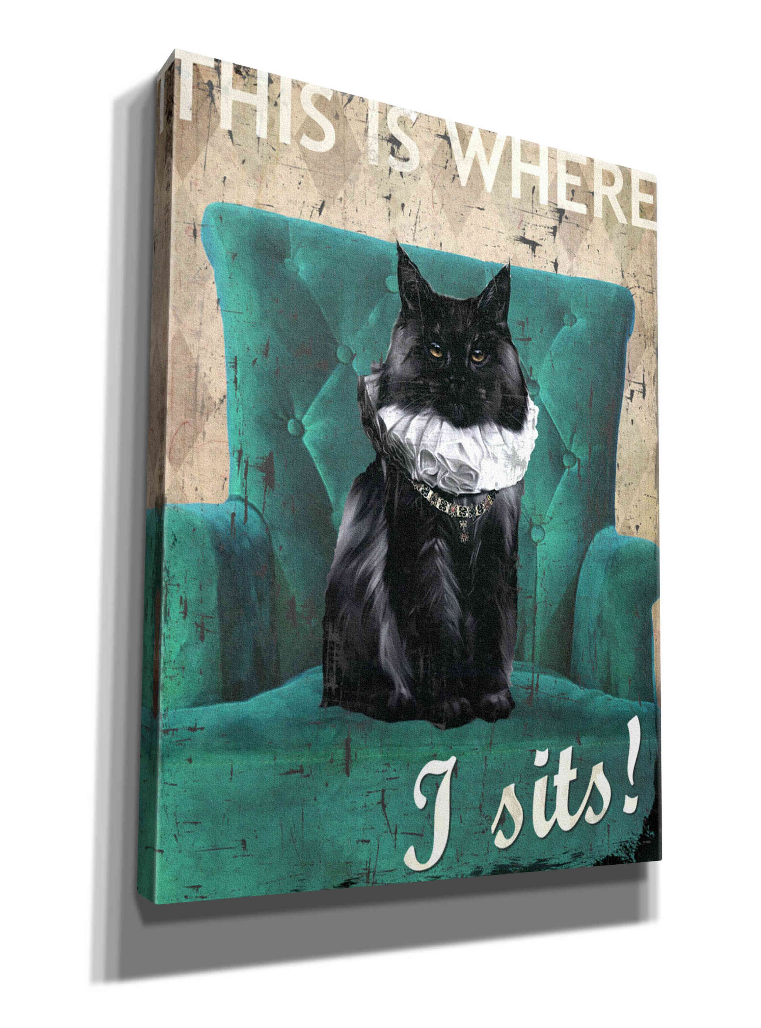'I Sits' by Karen Smith Giclee Canvas Wall Art