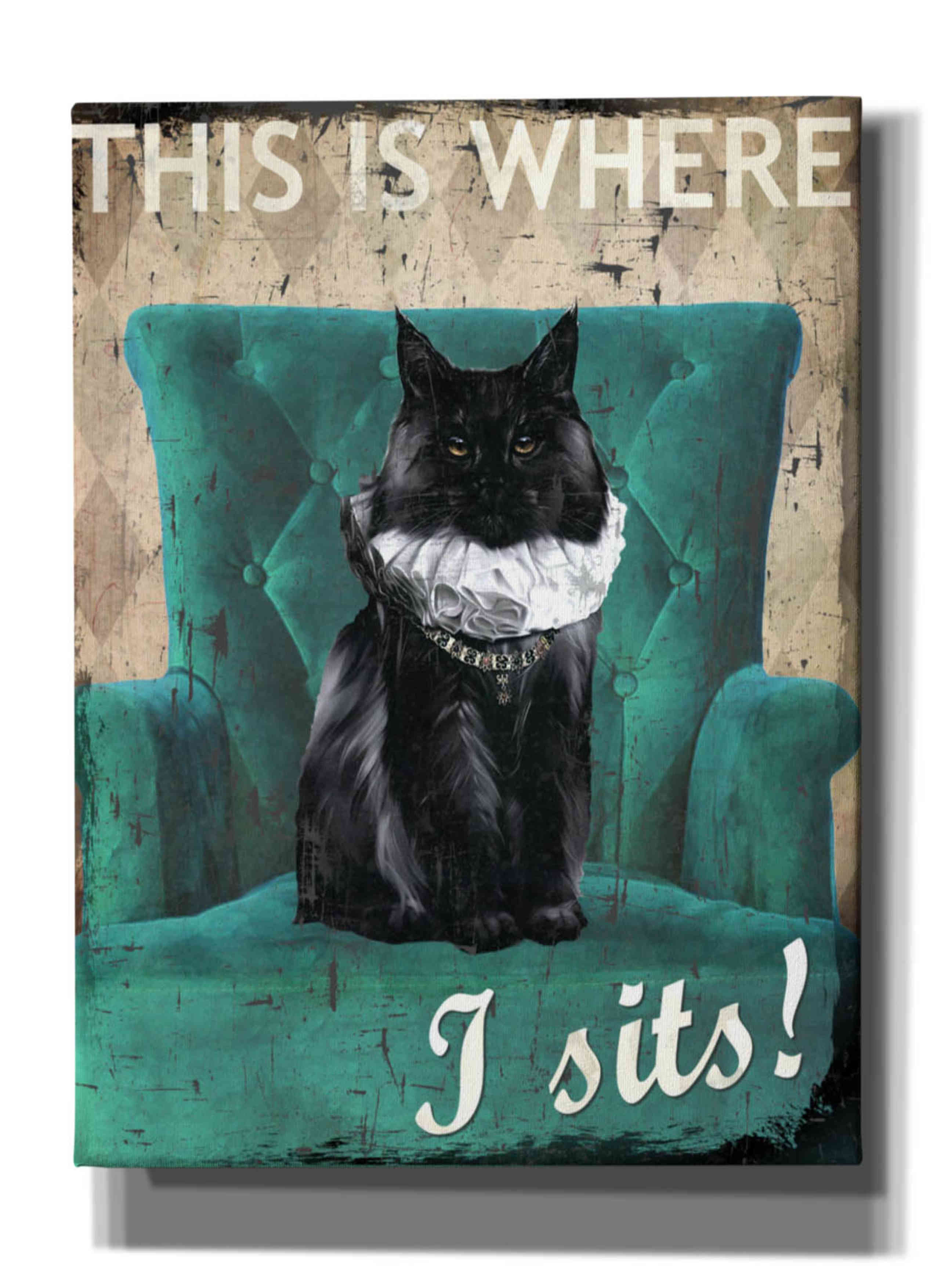 'I Sits' by Karen Smith Giclee Canvas Wall Art