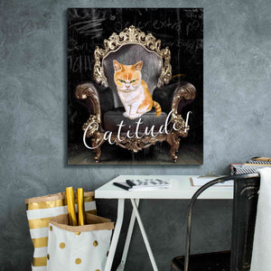 'Catitude' by Karen Smith Giclee Canvas Wall Art,26x30