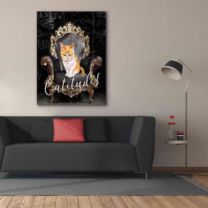 'Catitude' by Karen Smith Giclee Canvas Wall Art,40x54