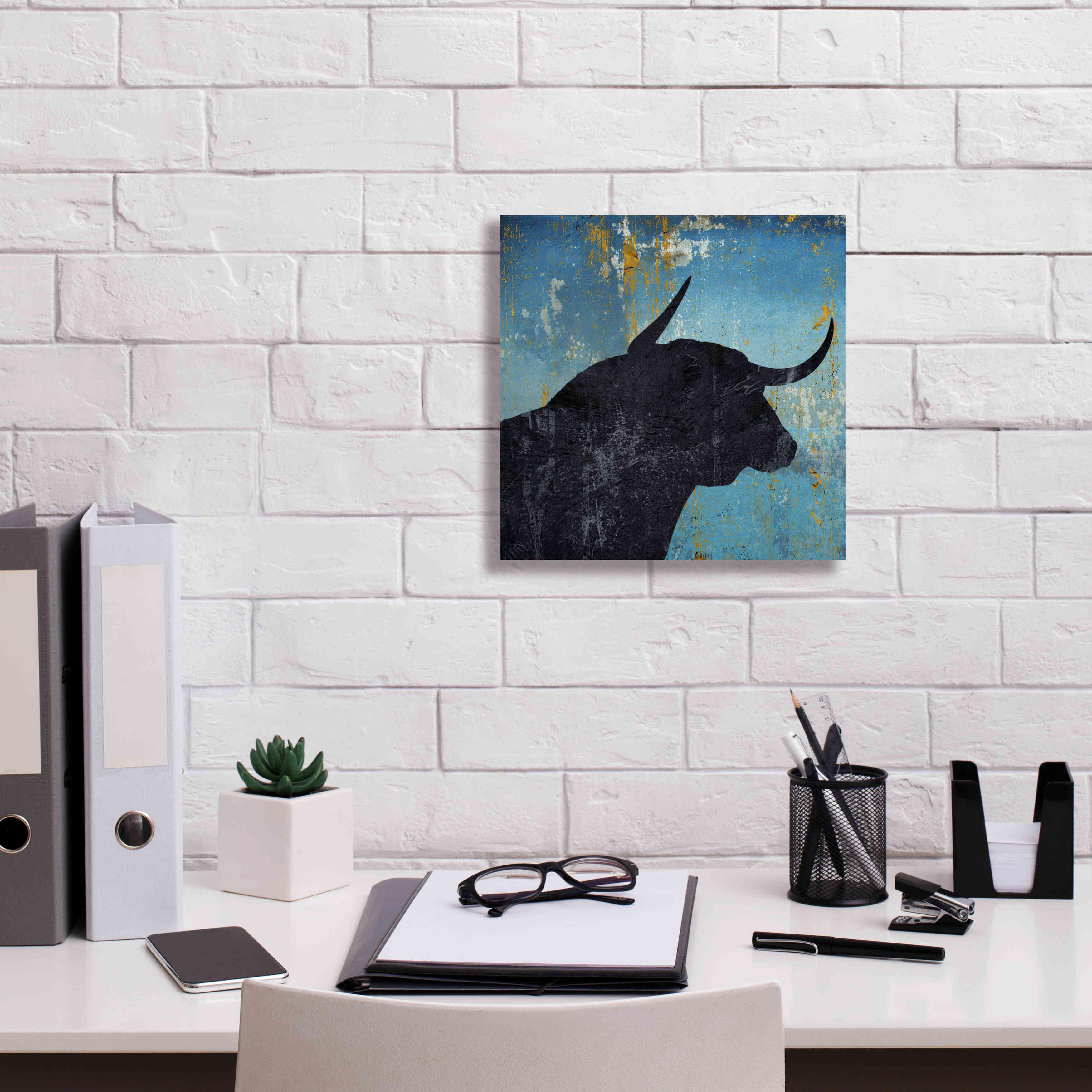 'Bulldom 2' by Karen Smith Giclee Canvas Wall Art,12x12